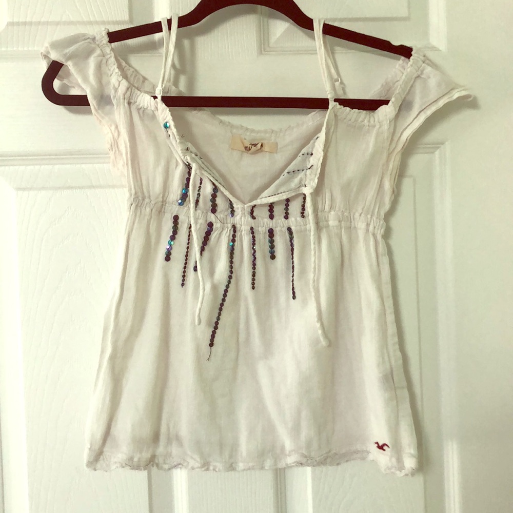 Hollister off the shoulder blouse